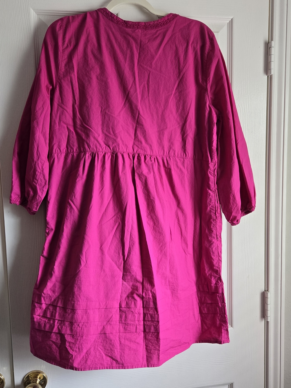 Tommy Bahama Salina Key Poplin Split Neck Dress - Picture 4 of 4